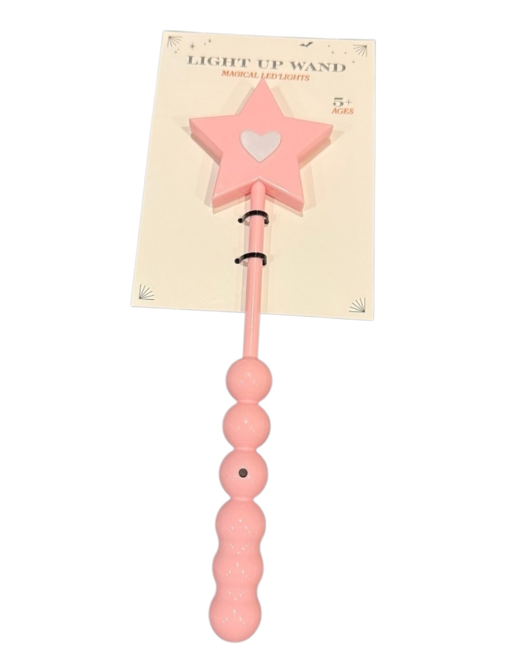 Light Up Pink Star Fairy Princess Wand (NEW)